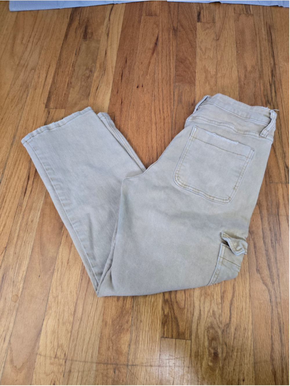Women's Vervet Straight Leg Cargo Pants Size 29 Beige